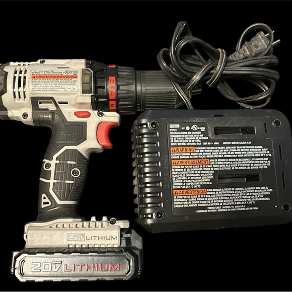 Cordless Drill 20v, Porter cable,with battery and charger - Picture 3 of 5